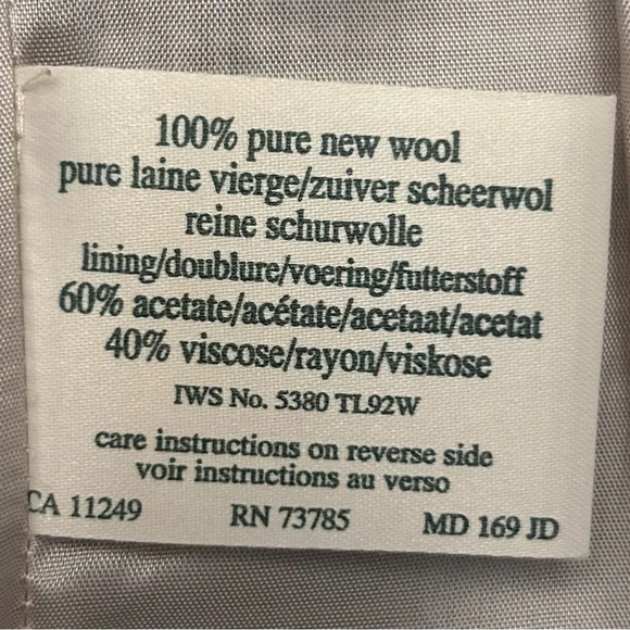 Vintage Laura Ashley Houndstooth Wool Sheath Mini Dress career office twee - Picture 9 of 10